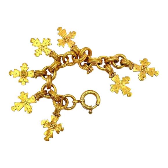 Chanel Coco Mark Cross GD 94P Bracelet W/ Bag and Box - Picture 3 of 16